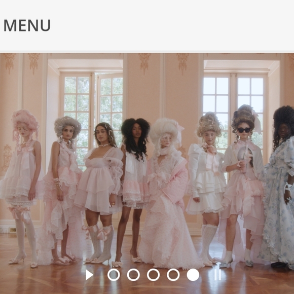 NWT Selkie Pink and white Parfait Poet top - Picture 2 of 10